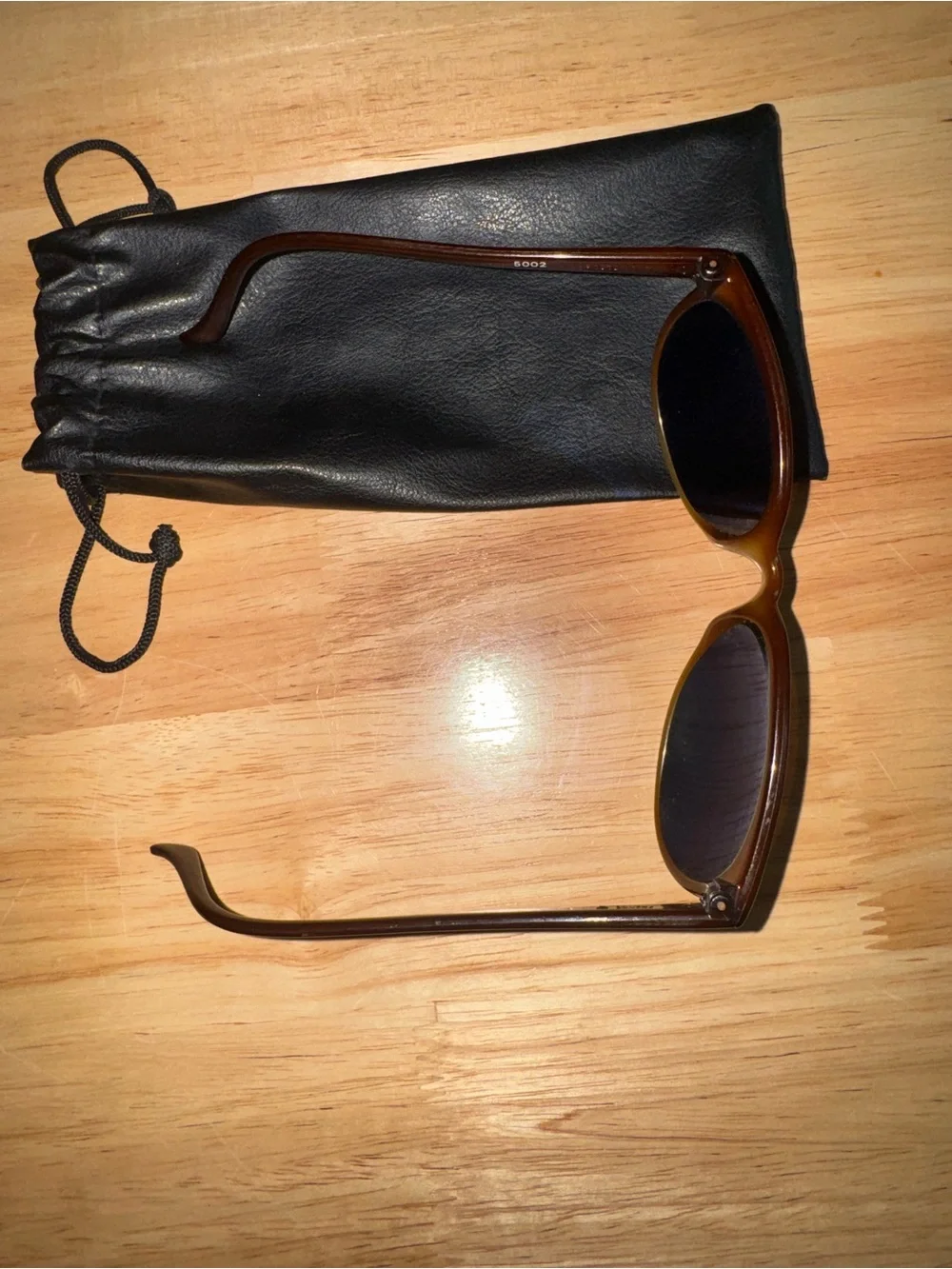 Vintage Vuarnet Brown Cat Eye Sunglasses - Brown Lenses